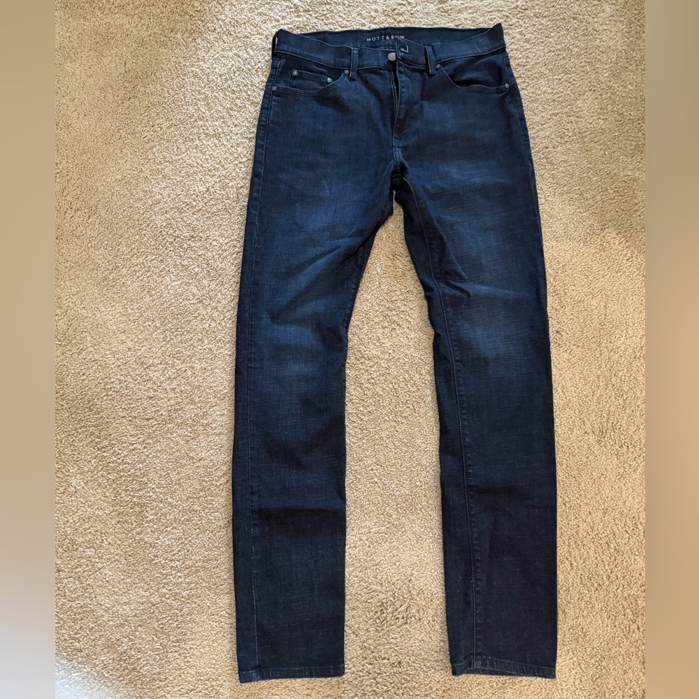 Mott&Bow Men's Dark Blue Jeans